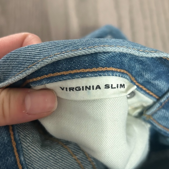 US 25 - NEW NWOT Slvrlake Virginia Slim Jeans - Picture 4 of 6